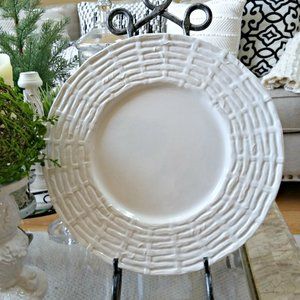 FARMHOUSE Cottage Wicker INSPIRED 14" Platter